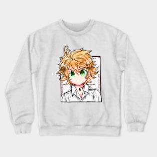 The Promised Neverland Emma; By Kībo-Kībo Crewneck Sweatshirt